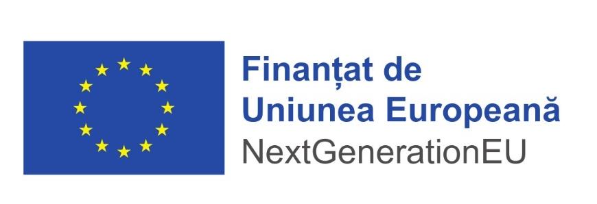 Finanțat de Uniunea Europeană NextGenerationEU